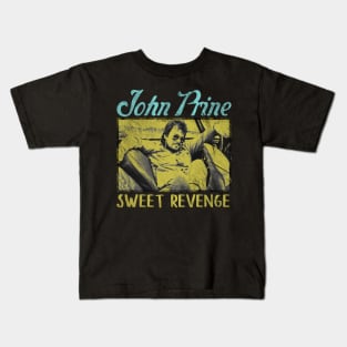 John Prine - Golden Vintage Kids T-Shirt